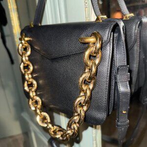 Bottega Veneta Mount Leather Shoulder Bag***